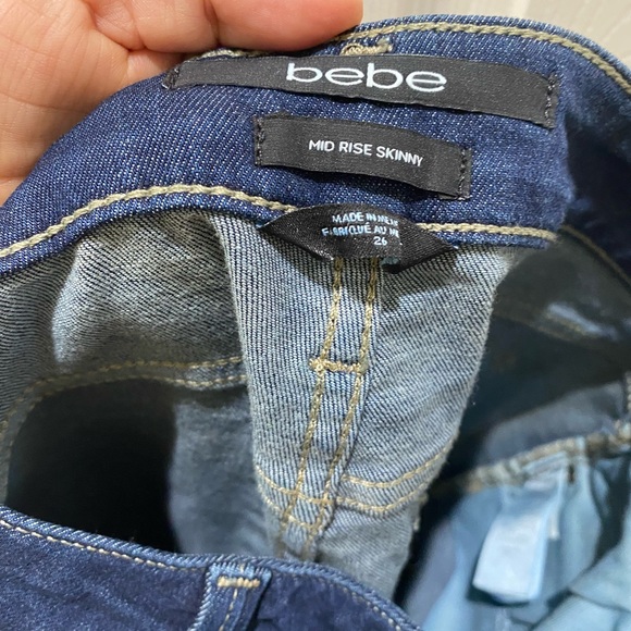 Bebe Curvy Midrise Skinny Jeans - Picture 4 of 5